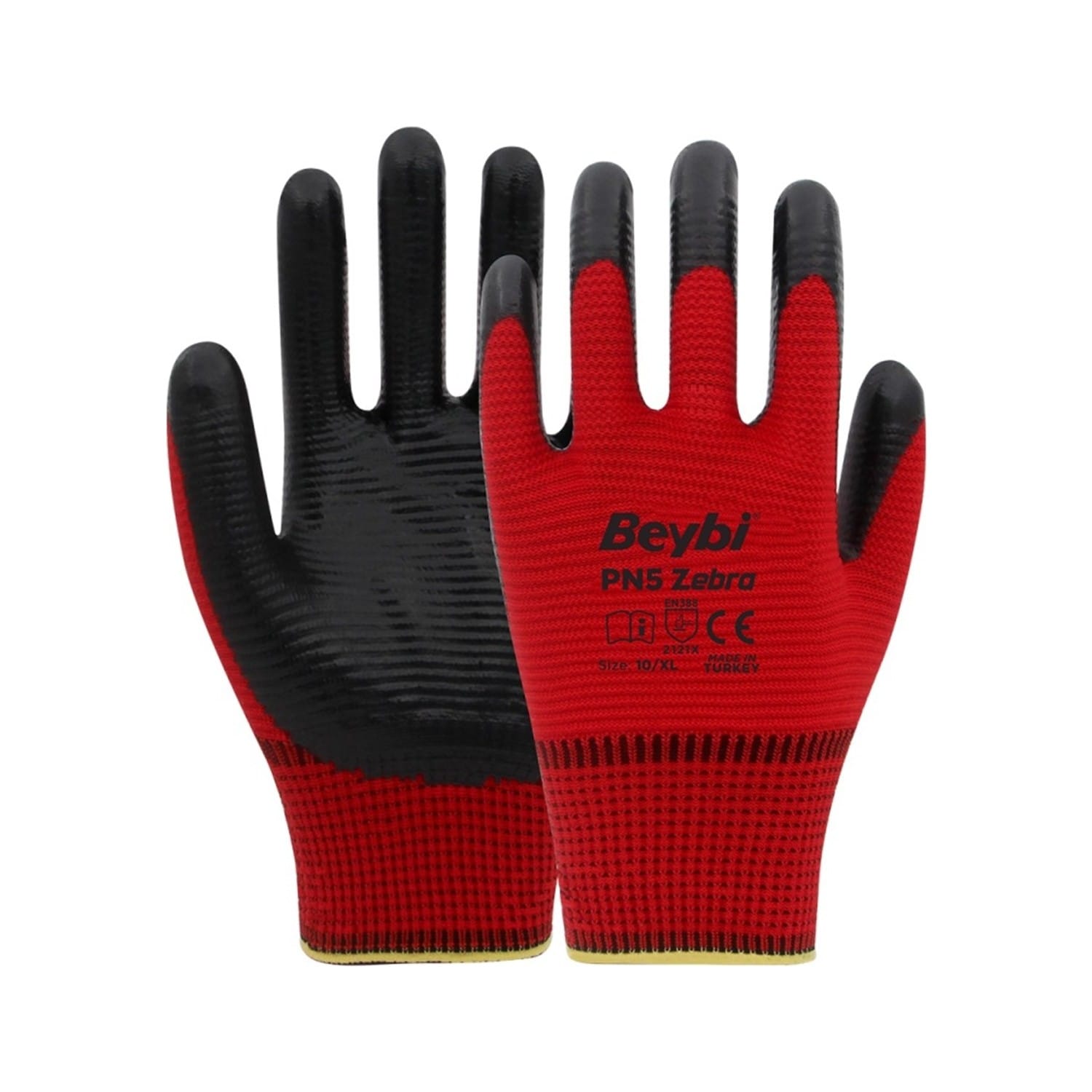 BEYBİ ZEBRA KIRMIZI ELDİVEN PN5 NO :10 / 288